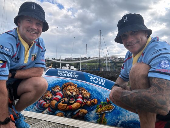 Mens pair team rowing the World's Toughest Row 2026 - Atlantic